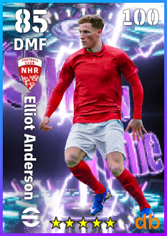 Elliot Anderson — DMF, OVR 85, MAX 100
