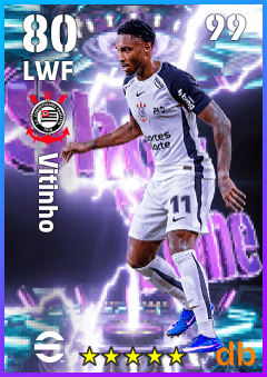 Vitinho — LWF, OVR 80, MAX 99