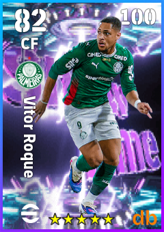 Vitor Roque — CF, OVR 82, MAX 100