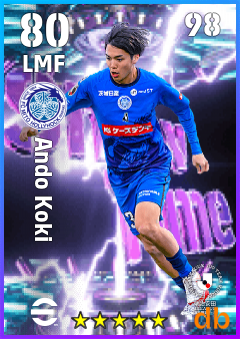 Ando Koki — LMF, OVR 80, MAX 98