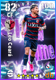 Léo Ceará — CF, OVR 82, MAX 100