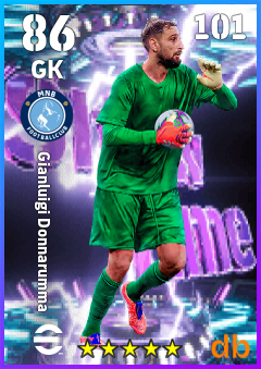 Gianluigi Donnarumma — GK, OVR 86, MAX 101