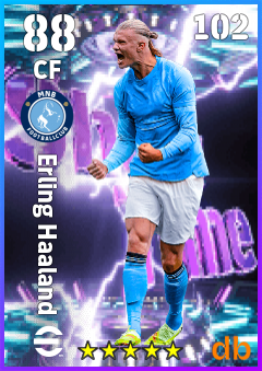 Erling Haaland — CF, OVR 88, MAX 102