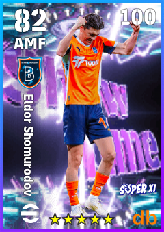 Eldor Shomurodov — AMF, OVR 82, MAX 100