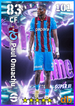 Paul Onuachu — CF, OVR 83, MAX 101