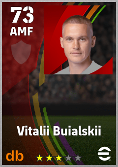 Vitalii Buialskii eFootball player card