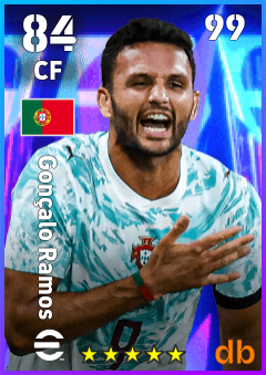 Gonçalo Ramos — CF, OVR 84, MAX 99