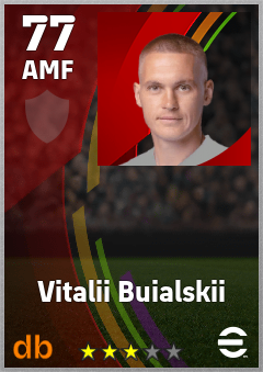 Vitalii Buialskii — AMF, OVR 77, MAX 77
