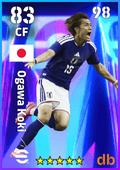 Ogawa Koki — CF, OVR 83, MAX 98