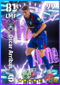 Óscar Arribas — LMF, OVR 81, MAX 99