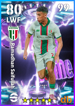 Ramadhan Saifullah — LWF, OVR 80, MAX 99