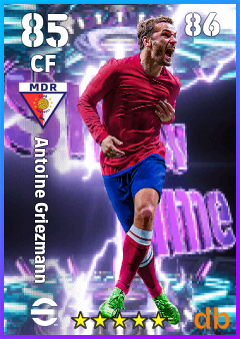 Antoine Griezmann — CF, OVR 85, MAX 86