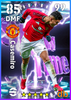 Casemiro — DMF, OVR 85, MAX 99