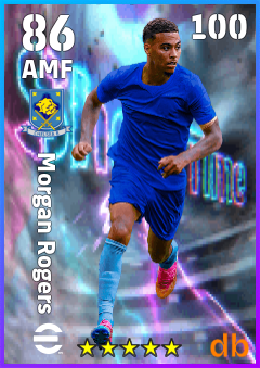 Morgan Rogers — AMF, OVR 86, MAX 100