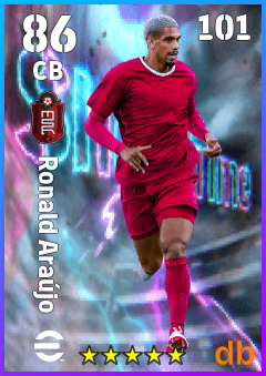 Ronald Araújo — CB, OVR 86, MAX 89