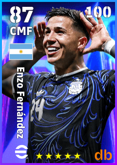 Enzo Fernández — CMF, OVR 87, MAX 100
