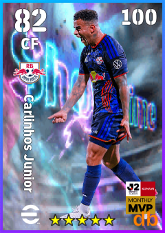 Carlinhos Junior — CF, OVR 82, MAX 100