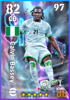 Calvin Bassey — CB, OVR 82, MAX 97