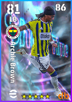 Archie Brown eFootball player card