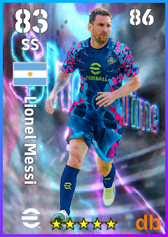 Lionel Messi eFootball player card