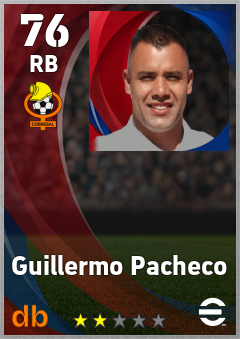 Guillermo Pacheco eFootball player card