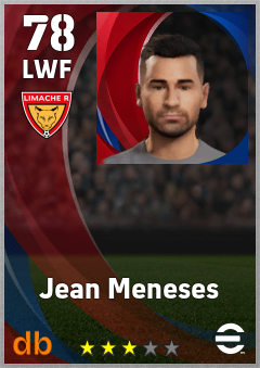 Jean Meneses — LWF, OVR 78, MAX 78