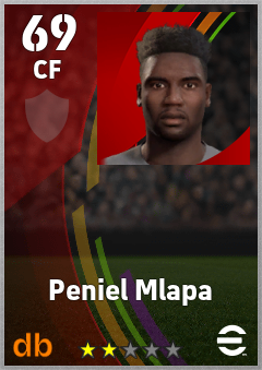 Peniel Mlapa — CF, OVR 69, MAX 69