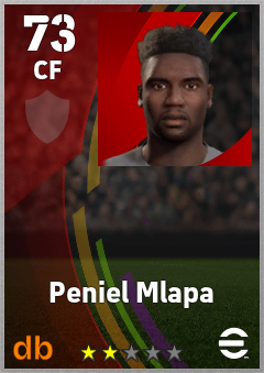Peniel Mlapa — CF, OVR 73, MAX 73