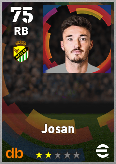 Josan — RB, OVR 75, MAX 75