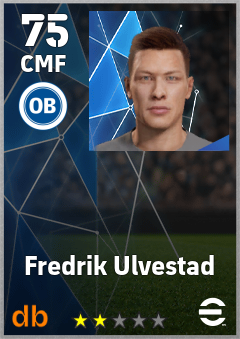 Fredrik Ulvestad — CMF, OVR 75, MAX 75