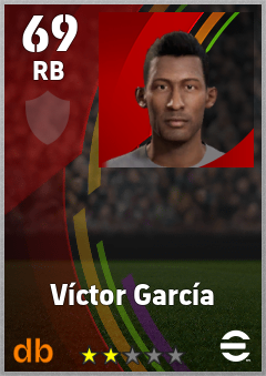 Víctor García — RB, OVR 69, MAX 69