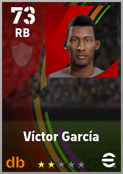 Víctor García — RB, OVR 73, MAX 73