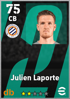 Julien Laporte — CB, OVR 75, MAX 75