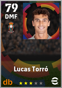 Lucas Torró — DMF, OVR 79, MAX 79