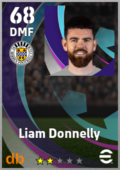 Liam Donnelly — DMF, OVR 68, MAX 68