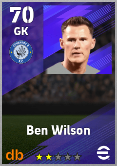 Ben Wilson — GK, OVR 70, MAX 70