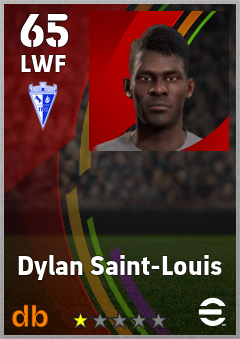 Dylan Saint-Louis — LWF, OVR 65, MAX 65