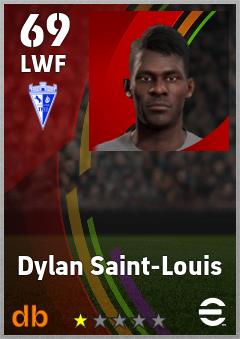 Dylan Saint-Louis — LWF, OVR 69, MAX 69