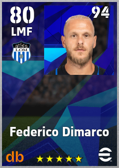 Federico Dimarco eFootball player card