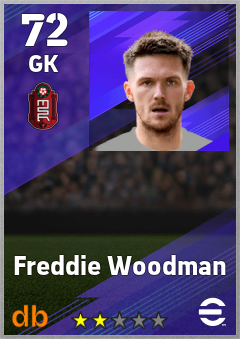 Freddie Woodman eFootball player card