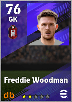 Freddie Woodman — GK, OVR 76, MAX 76
