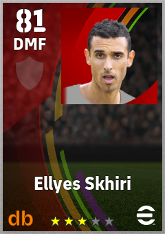 Ellyes Skhiri — DMF, OVR 81, MAX 81