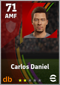 Carlos Daniel — AMF, OVR 71, MAX 71