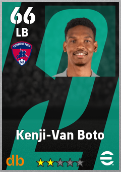 Kenji-Van Boto — LB, OVR 66, MAX 66