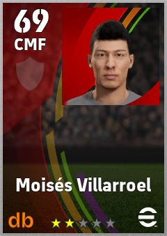 Moisés Villarroel — CMF, OVR 69, MAX 69