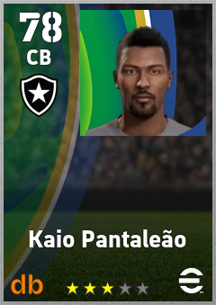 Kaio Pantaleão — CB, OVR 78, MAX 78