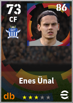 Enes Ünal eFootball player card