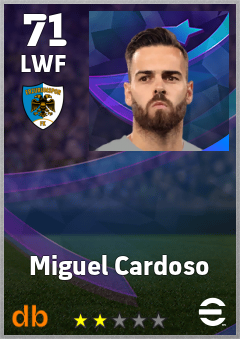 Miguel Cardoso — LWF, OVR 71, MAX 71