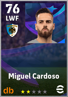 Miguel Cardoso — LWF, OVR 76, MAX 76