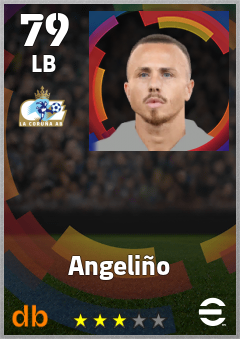 Angeliño — LB, OVR 79, MAX 79